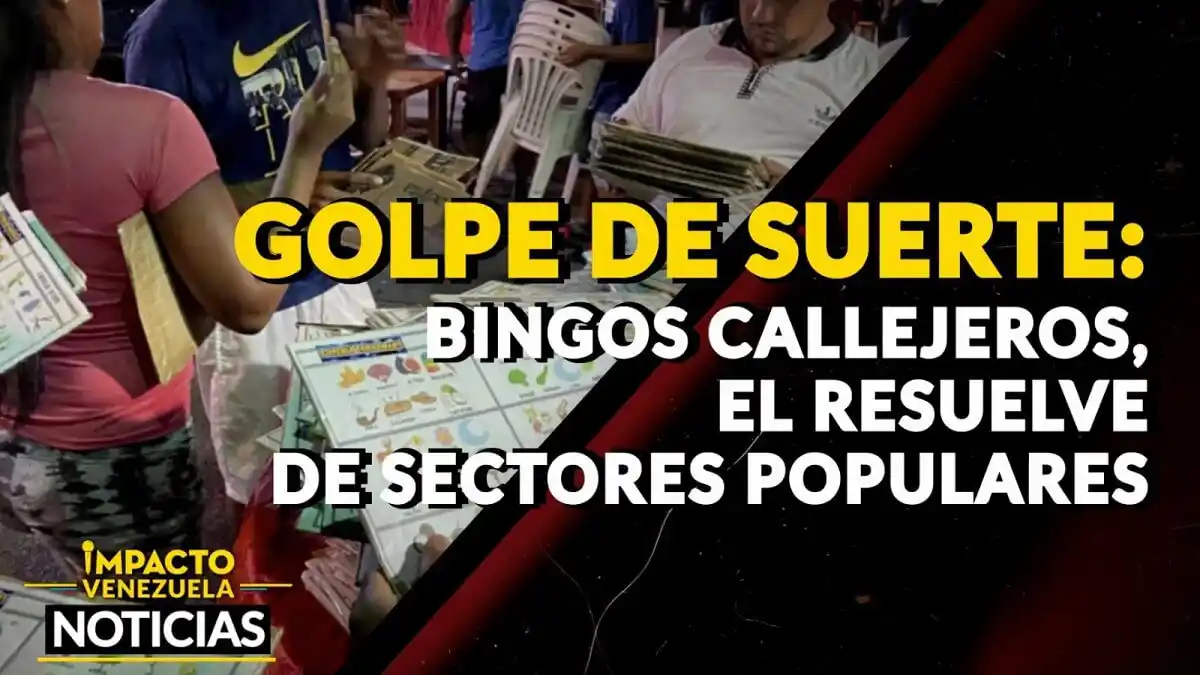 GOLPE DE SUERTE: bingos callejeros, el resuelve de sectores populares – VIDEO