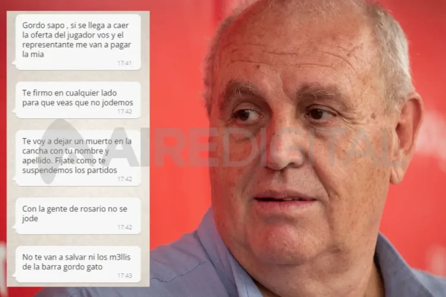 El presidente de Unión recibió fuertes amenazas por el tema Imanol Machuca
