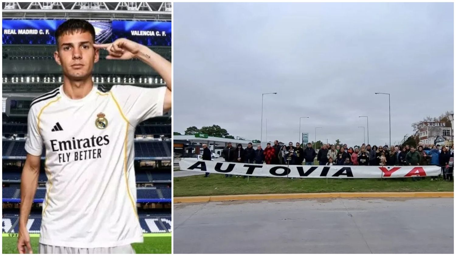 Mientras Mastantuono va al Real Madrid por €60 millones, su pueblo protesta por los muertos que deja una ruta olvidada