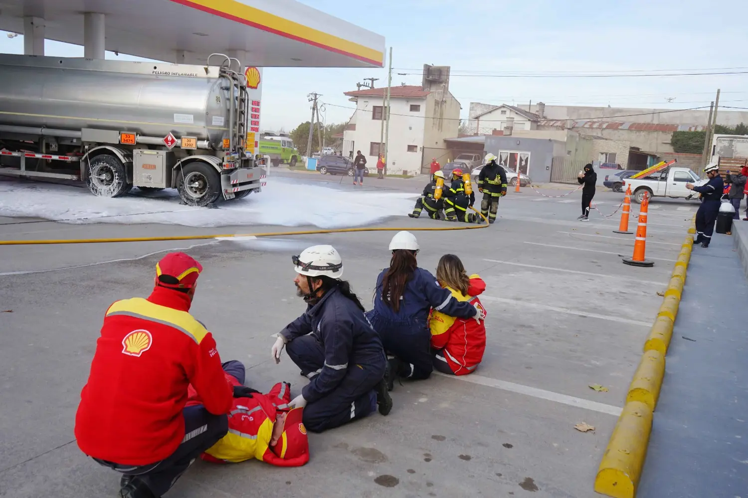 La maniobra fue solicitada por la empresa Enerquén