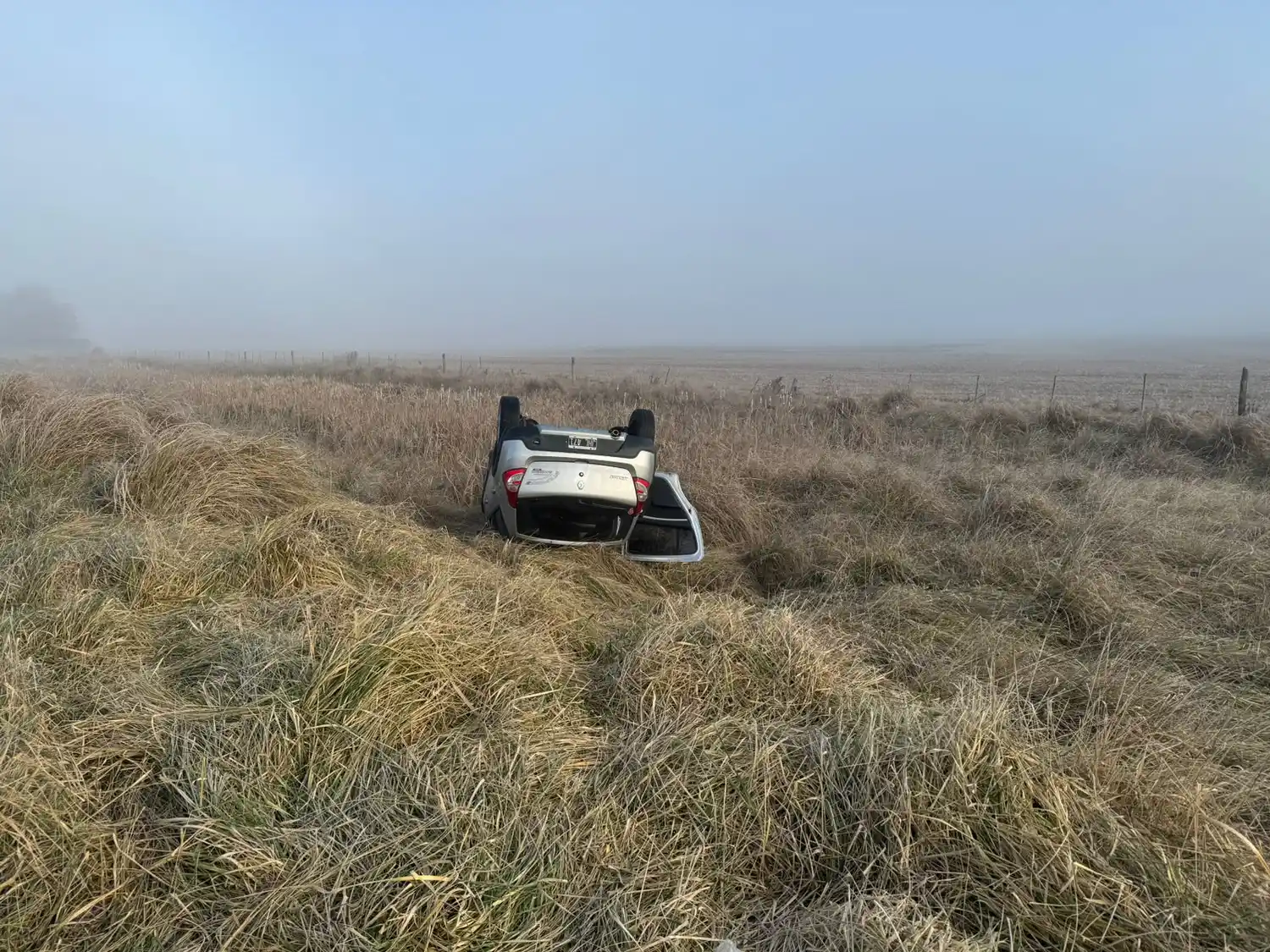 Hubo varios vuelcos en la Ruta 74 por el hielo en el asfalto. Un fallecido