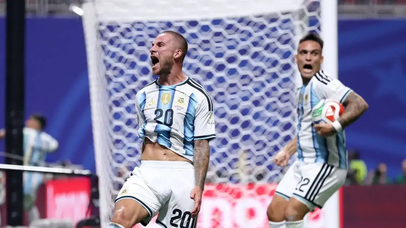 Mac Allister y Lautaro Martínez son parte del seleccionado argentino.