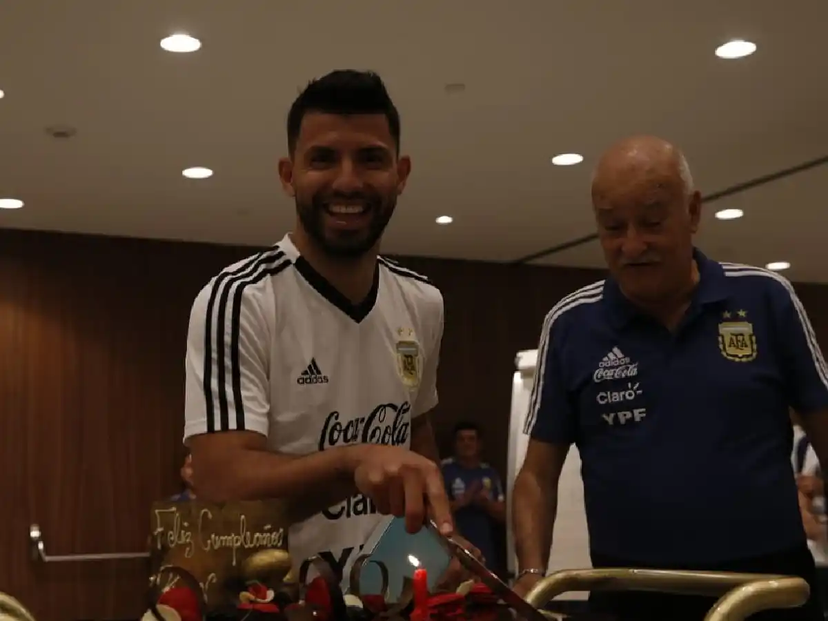 El “Kun” estuvo de festejo