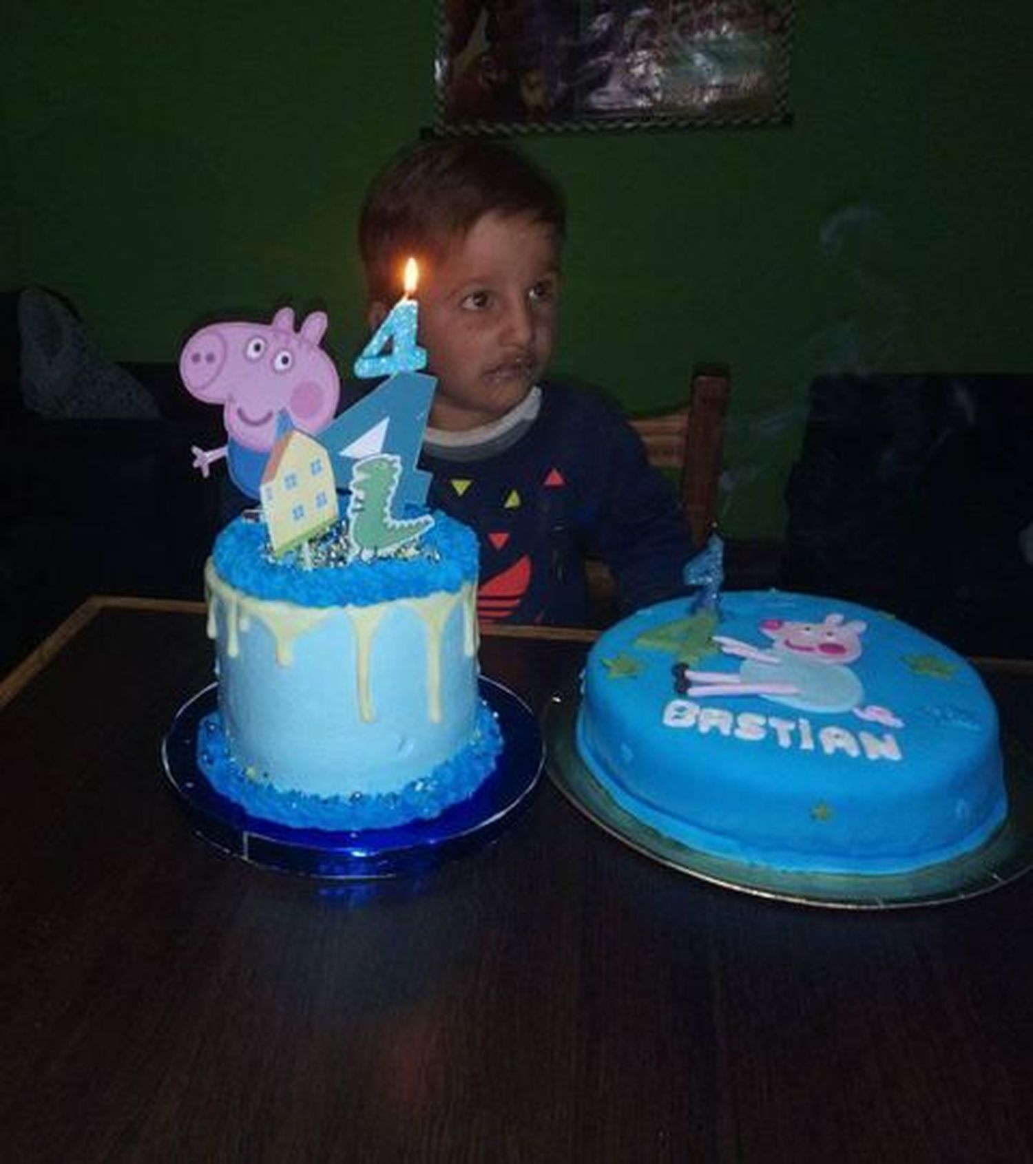 Bastián Martínez cumplió 4 años