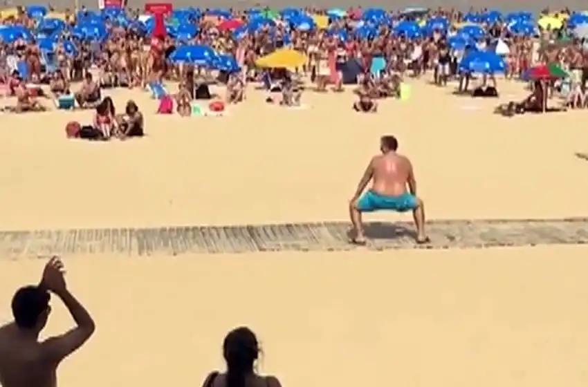 Sexy y barrigón: la rompió en La Florida y ahora es viral