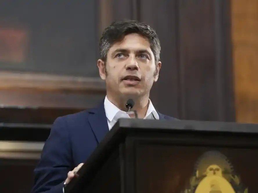 Kicillof ante la asamblea legislativa.
