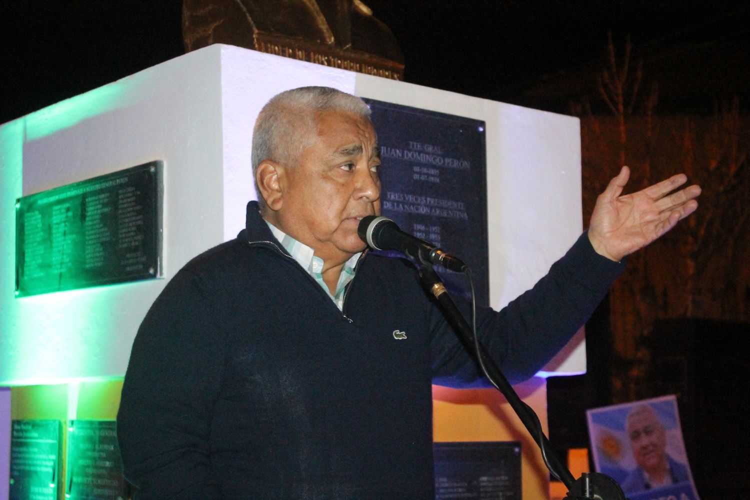 Día de la Lealtad: Cecilio Salazar cerró dos actos y dijo que está “confiado” para el domingo