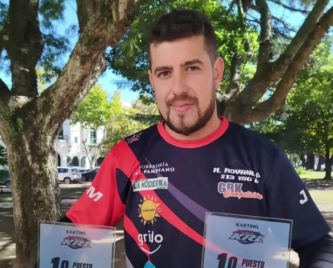 El chascomunense Mariano Moyano busca consolidar su liderazgo en el Karting Lezamense
