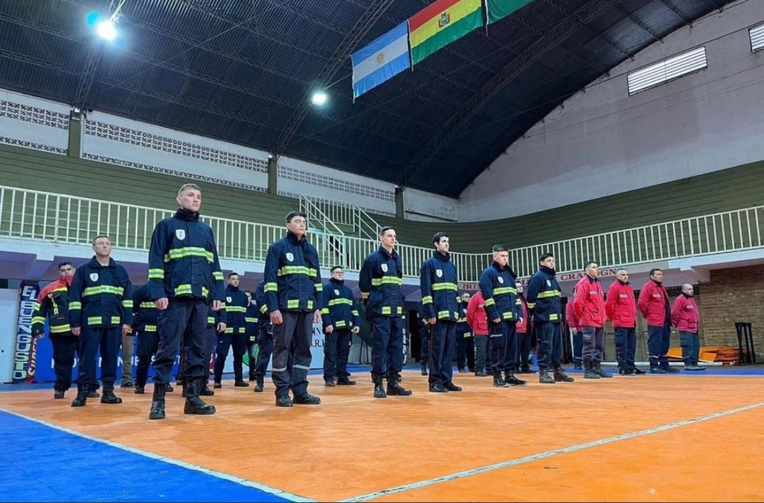 Villa Ocampo fue sede de un entrenamiento búsqueda y rescate