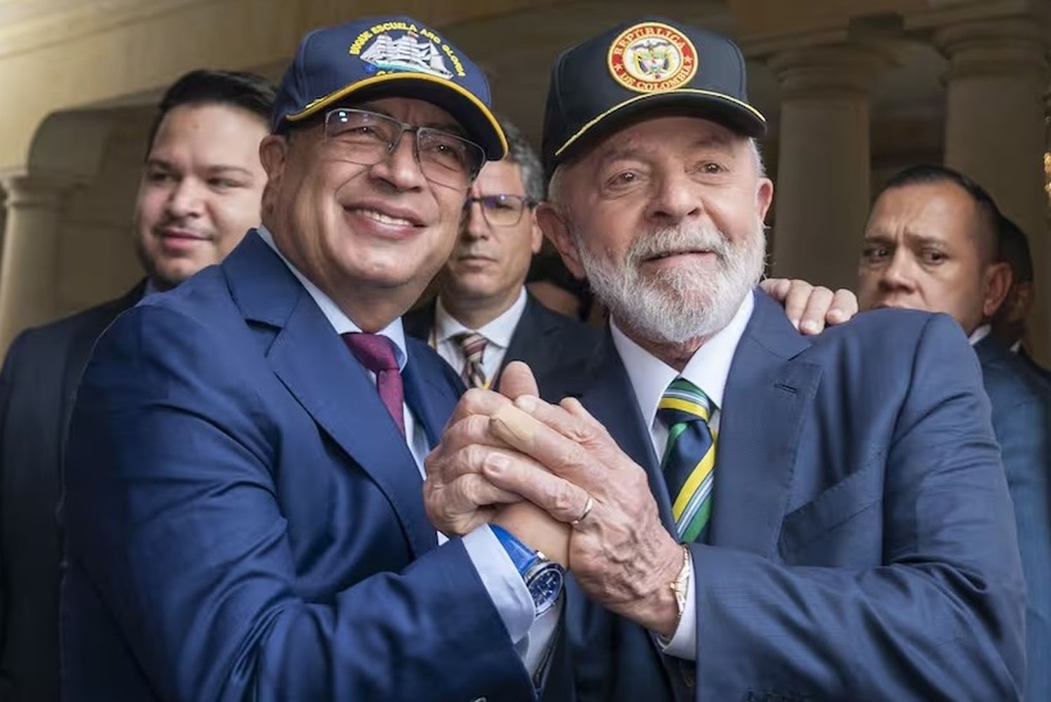 Petro y da Silva, presidentes de Colombia y Brasil.