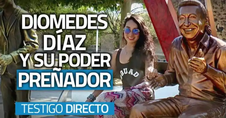 Acuden a la estatua de Diomedes Díaz para quedar embarazadas – Testigo Directo