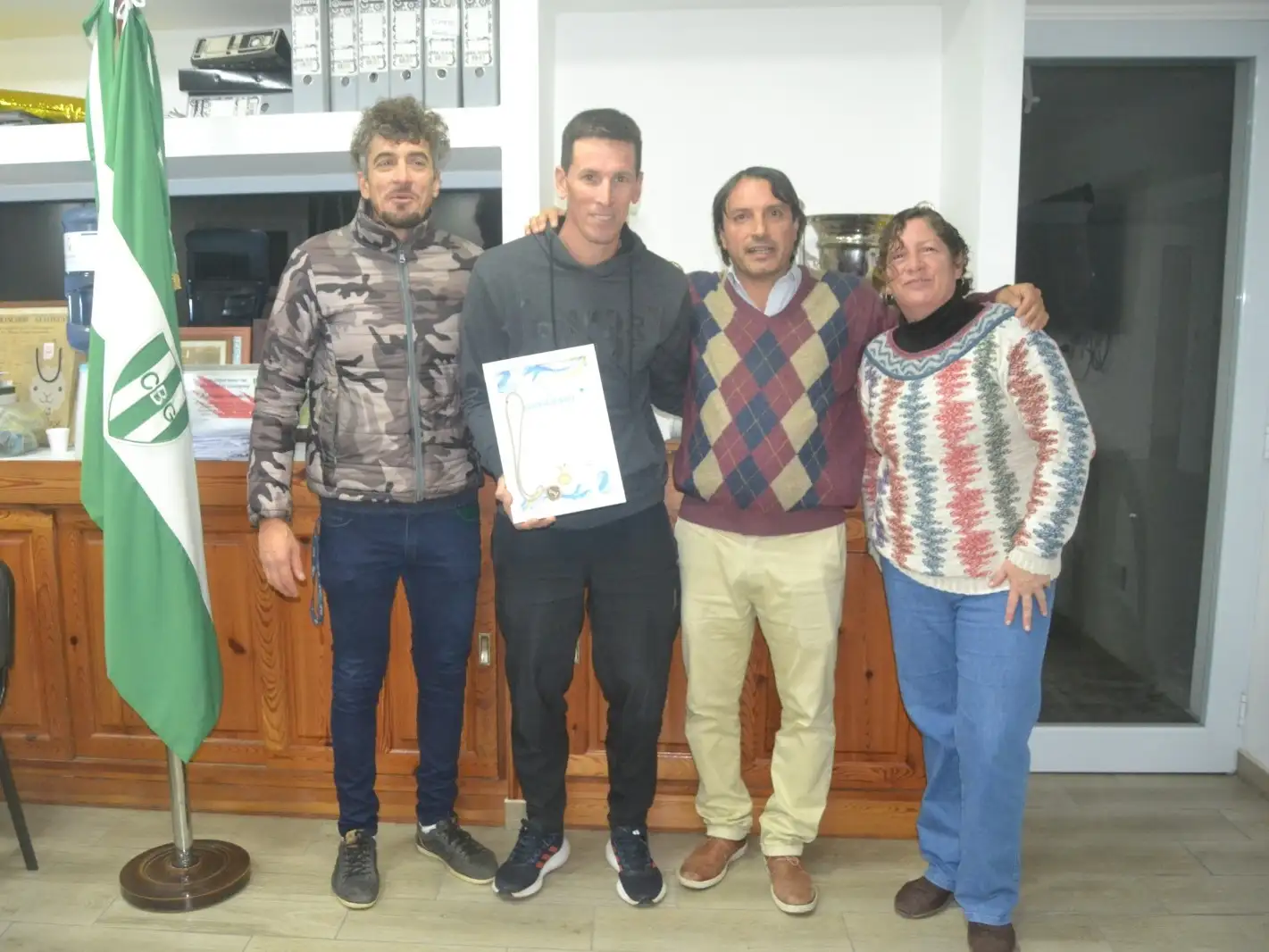 Pablo Denoni, José Lazo, Juan Solari y Viviana Alessandri.