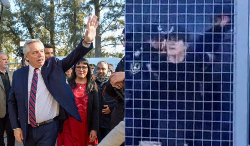 Escándalo en la visita de Alberto a General Rodríguez: Fue increpado por una mujer que perdió un hijo en pandemia 