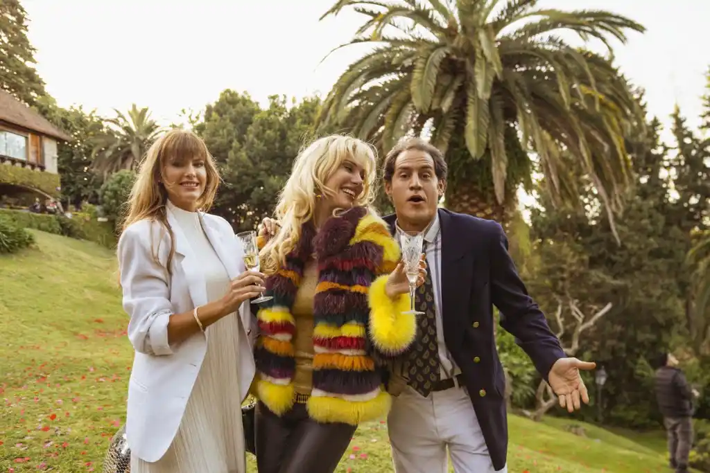 Federico Barón, como Daniel Scioli, en la serie Coppola.