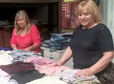 Una feria solidaria que se afianza y brinda su apoyo desde el plano social