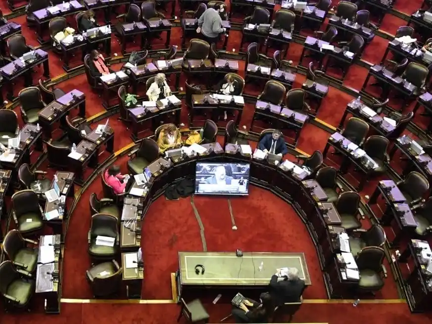 Otro miércoles de tensión en el Congreso. Crédito: Télam