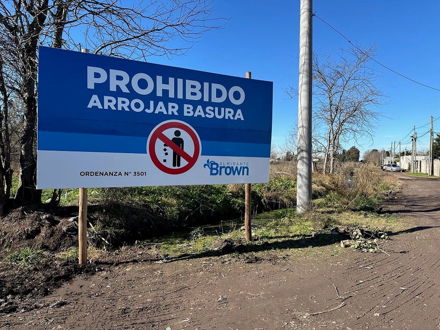 Almirante Brown: Municipio recuperó un espacio público que se había convertido en un basural