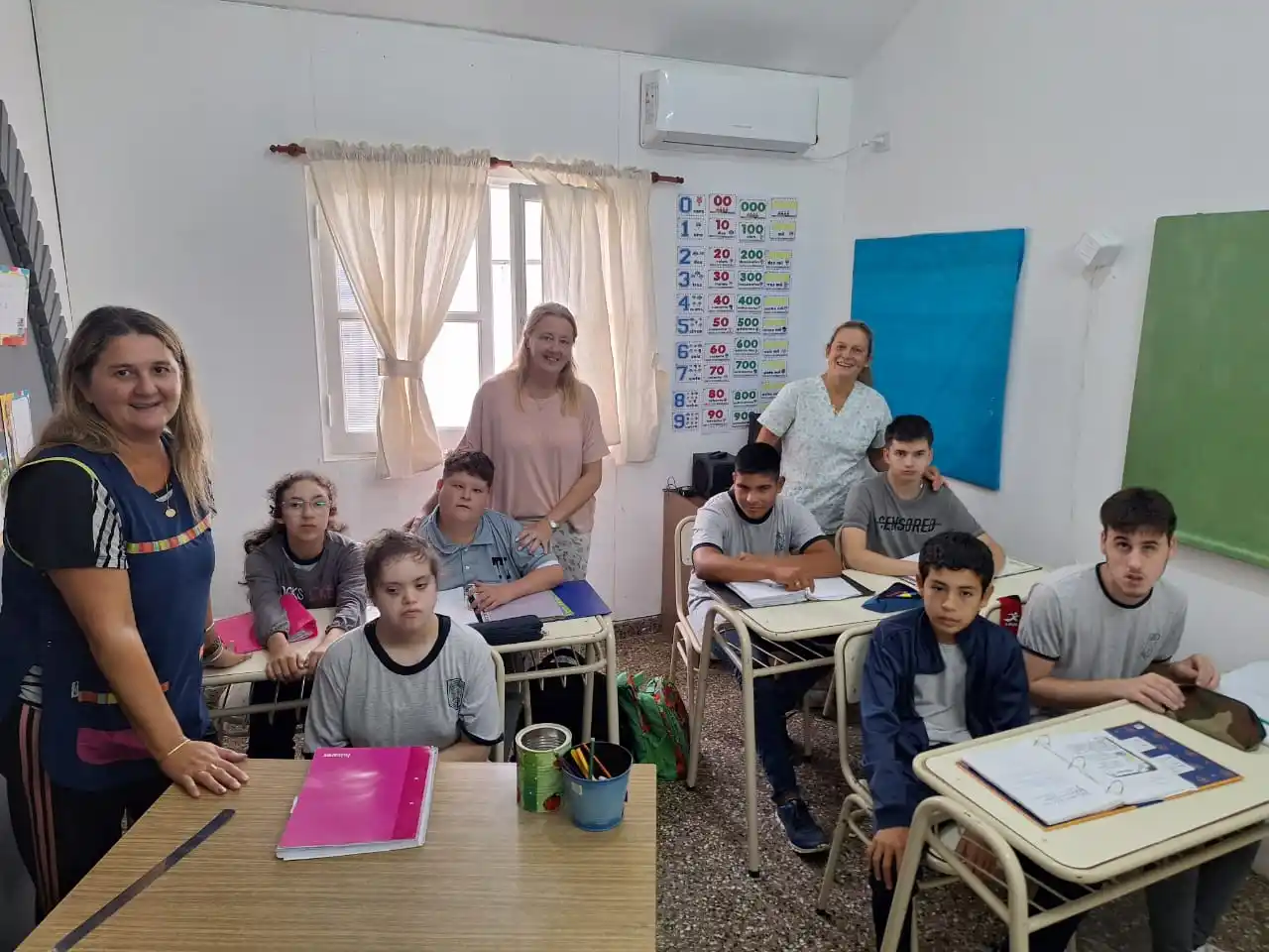 Damián Farchetto y sus compañeros