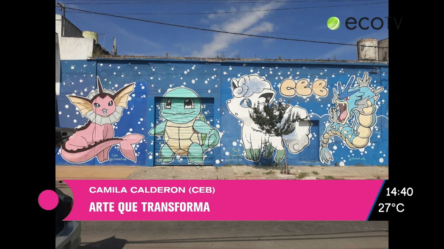 Los murales de anime en Tandil