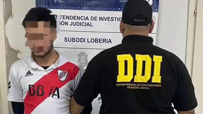 Joven detenido por disposición de la Justicia de Garantías local