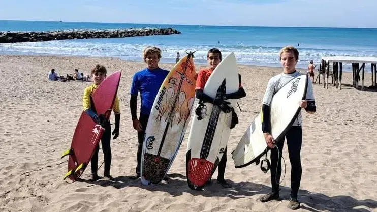Surfistas locales en los Juegos Bonaerenses