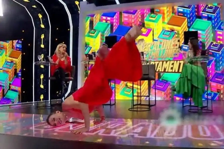 VIDEO|Evanangelina Anderson la rompió con un paso de breack dance