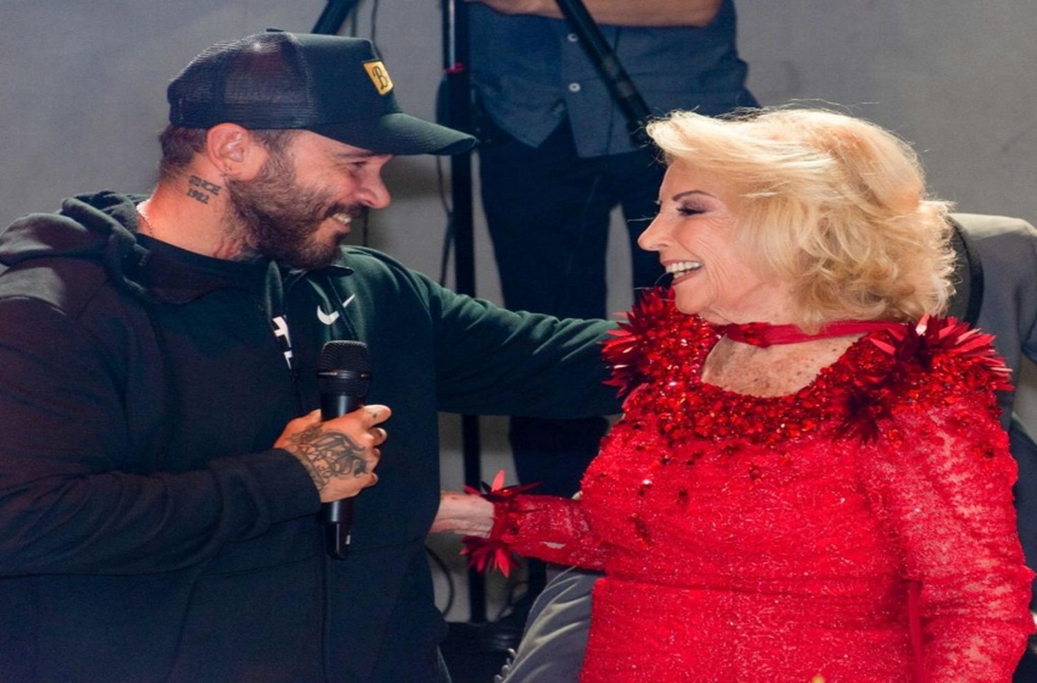 Mirtha Legrand, en su última noche en Mar del Plata, felicitó a Wali Iturriaga