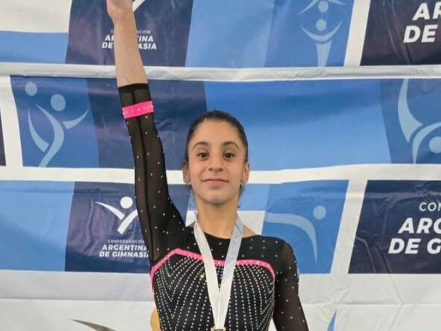 Emilia Acosta, gimnasta rafaelina, se consagró campeona argentina individual Nivel 10 en el Nacional de Clubes