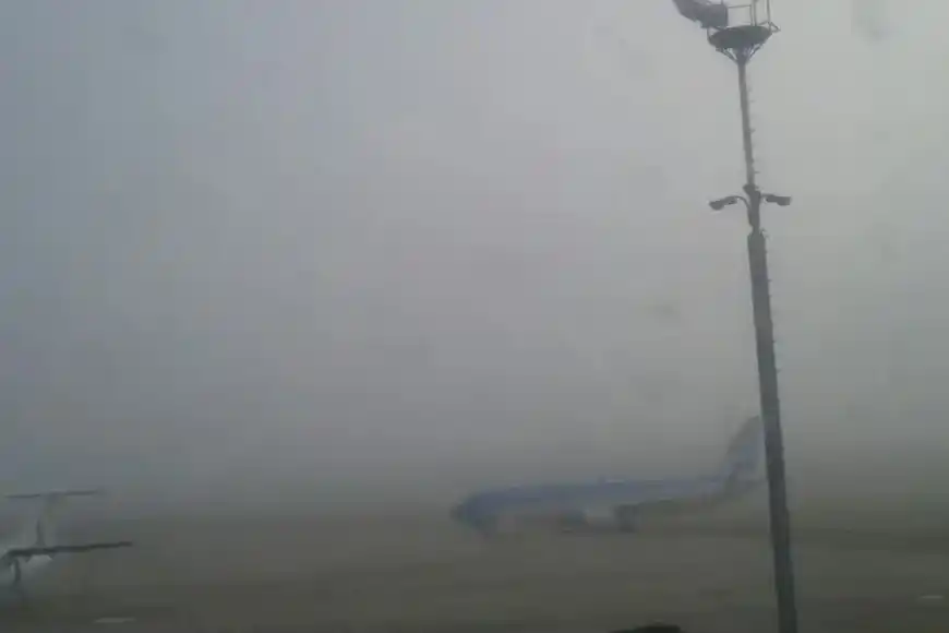 aviones niebla