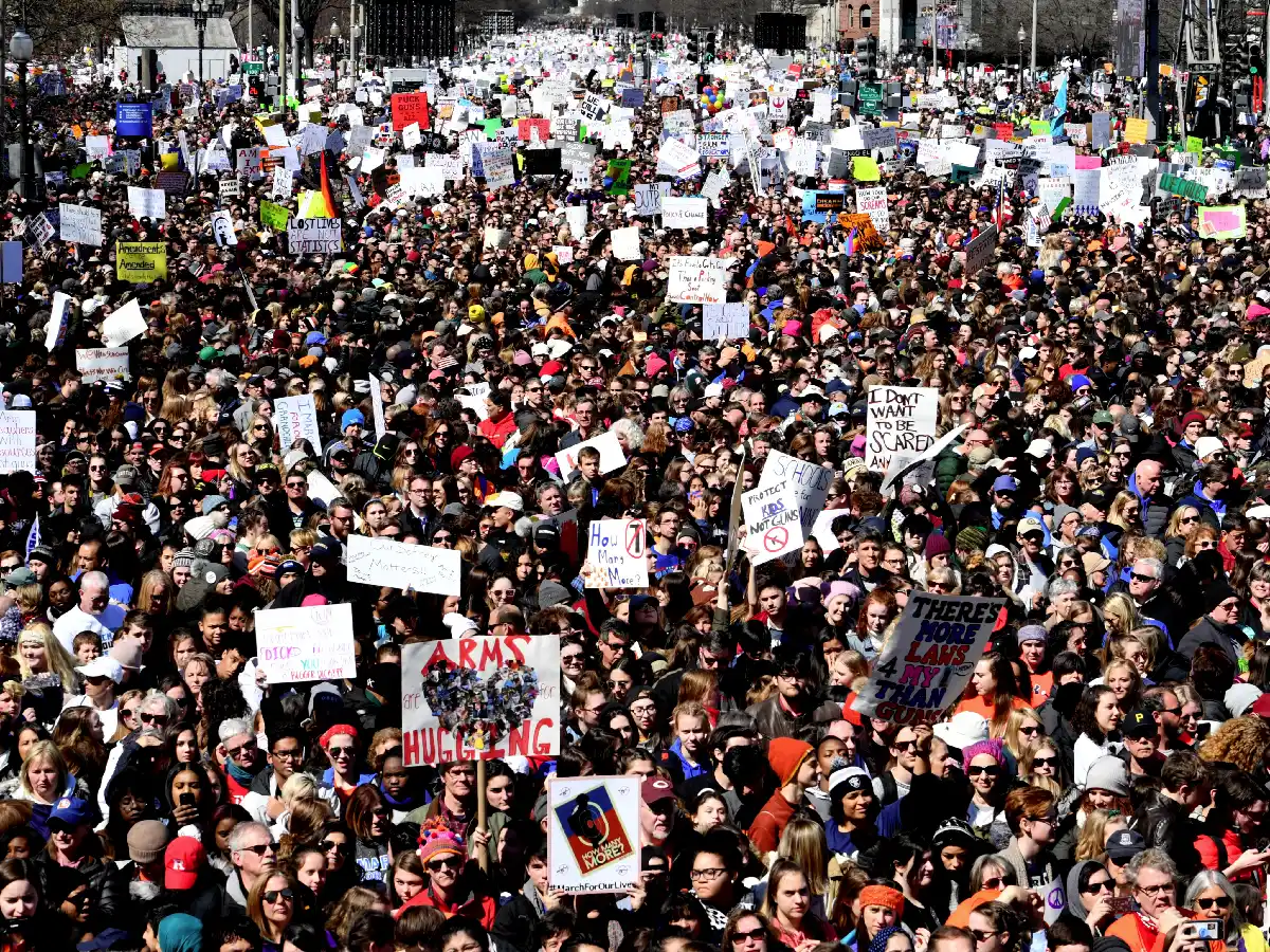 Multitudinaria marcha en EE.UU en contra de las armas