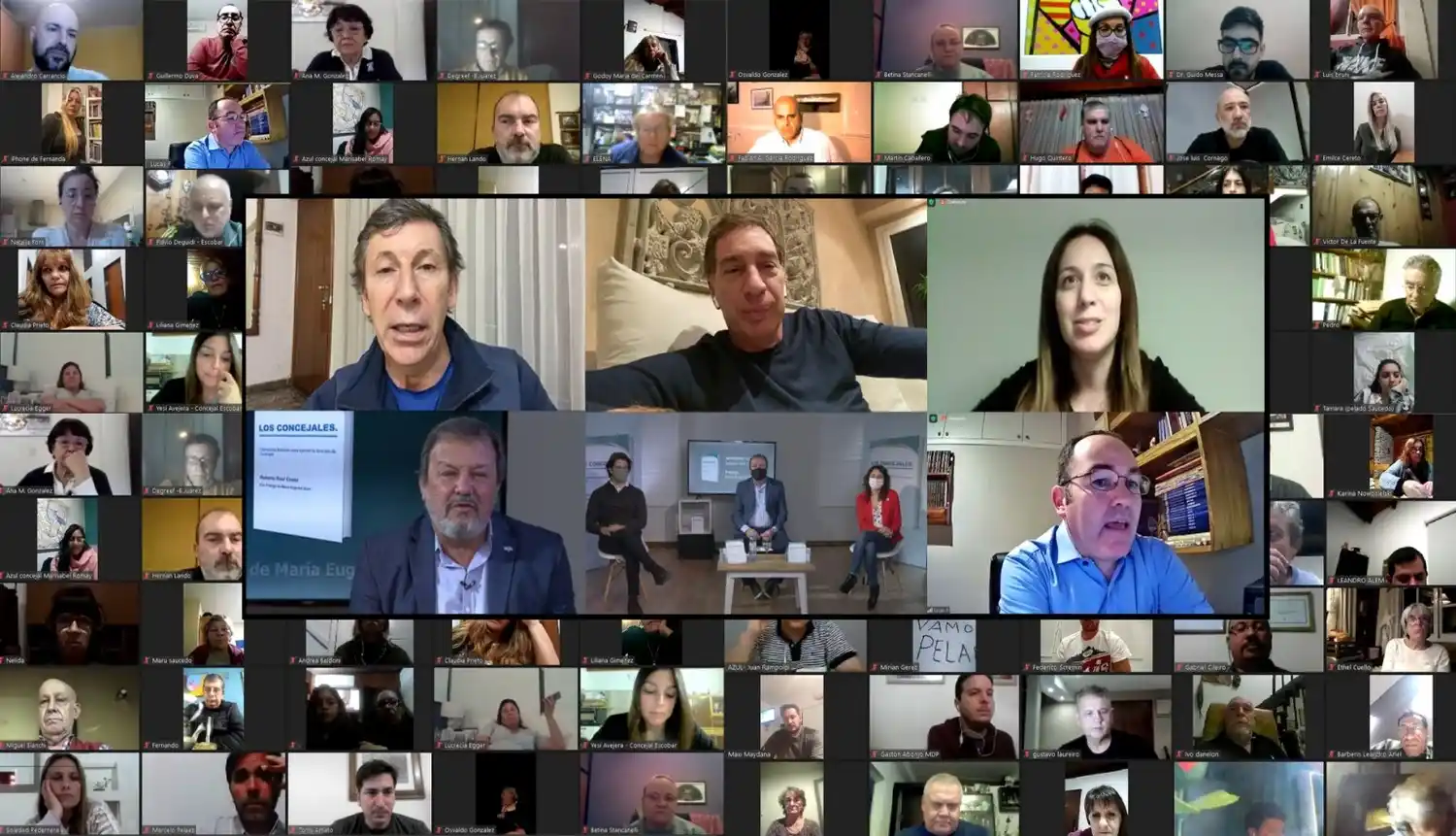 Impacto político: Santilli, Vidal y Posse participaron de la presentación de un libro junto a Roberto Costa y Fiorini