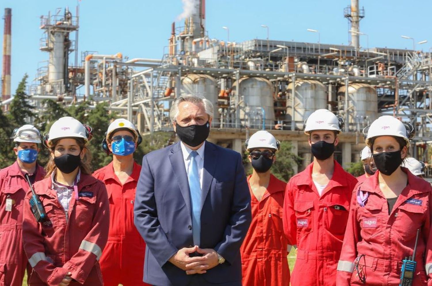 Alberto Fernández en Dock Sud: Anuncian inversión de US$ 715 millones para ampliar la refinería de Raízen