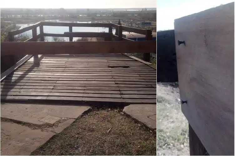 Reclamo por el mirador de avenida Sarmiento: “Es una vergüenza”