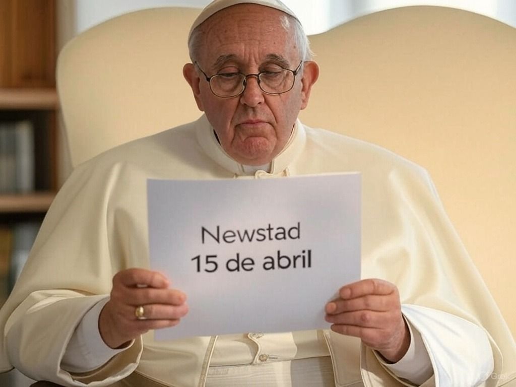 Santoral. Francisco, leyendo el Santoral del 15 de abril.