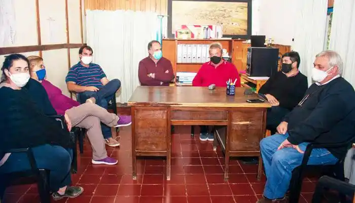 Autoridades de CAFESG en  la Comuna de Jubileo