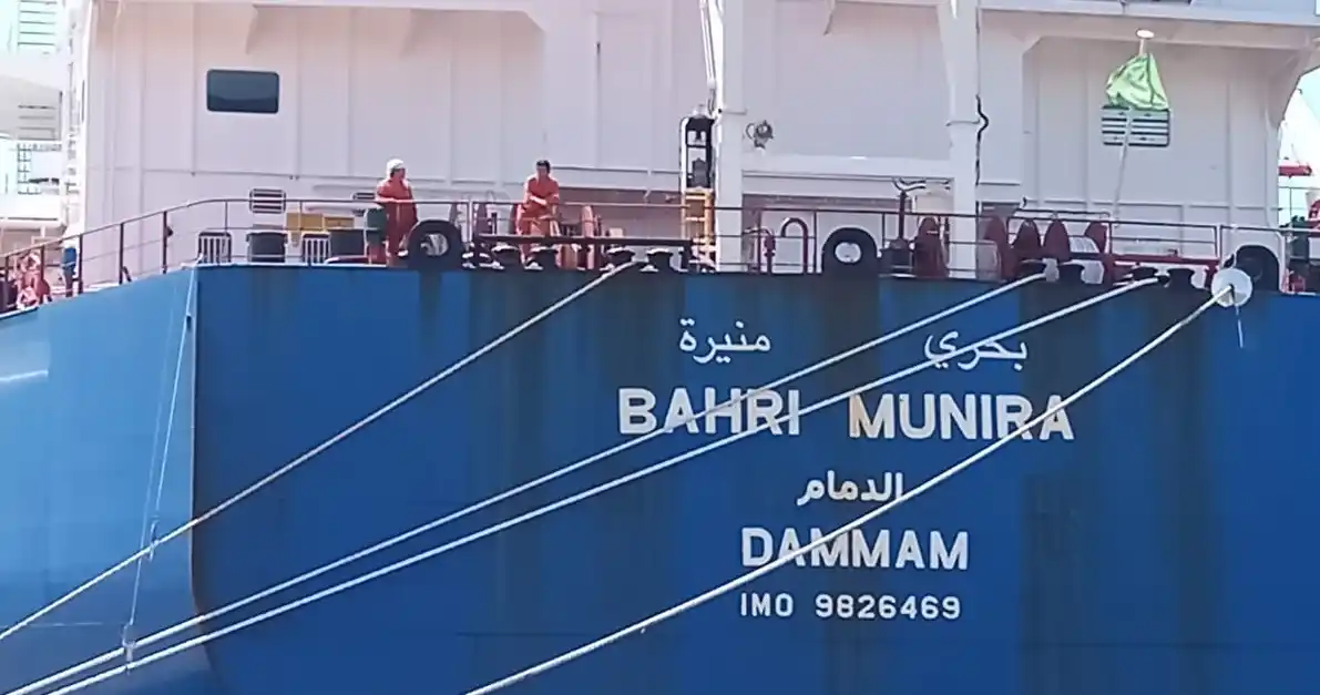 Carga de soja en el puerto