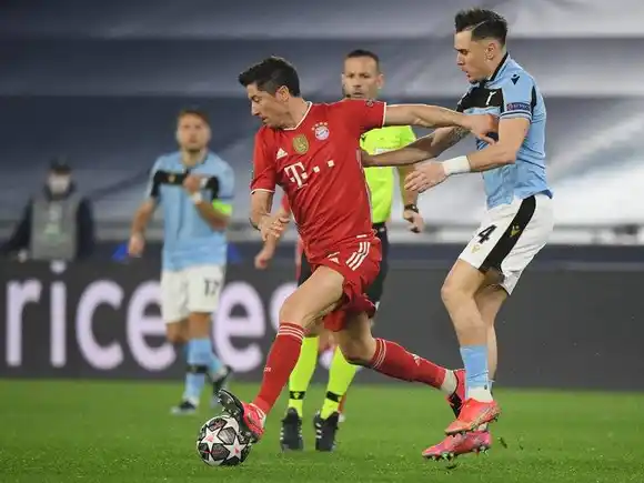 Bayern Múnich goleó a Lazio en Italia por la ida de los octavos de la Champions League