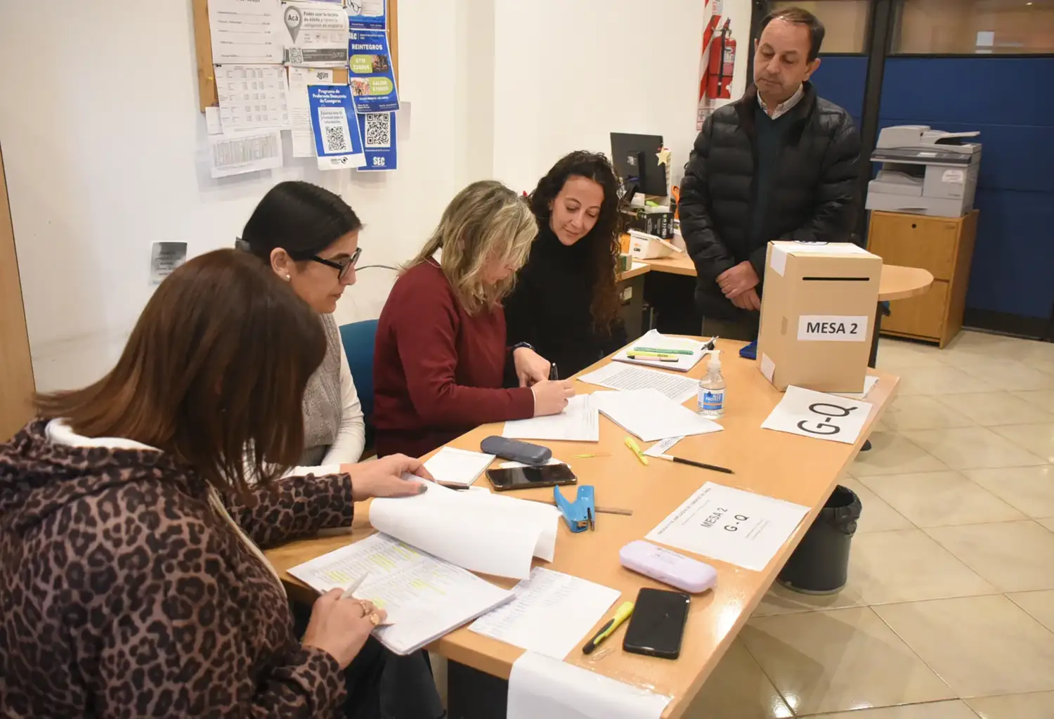La sede del Sindicato de Empleados de Comercio concentró durante toda la jornada el movimiento de los afiliados que se acercaron a emitir su voto.