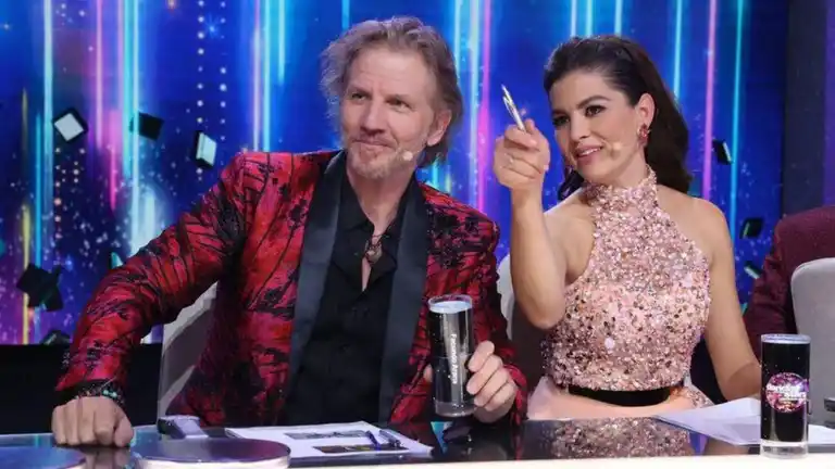 Facundo Arana en las grabaciones de Dancing With The Stars 2022 en su versión húngara
