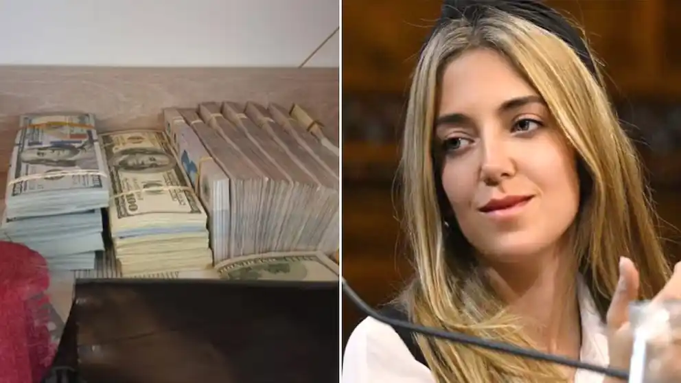 Los fajos de dólares de Ornella Calvete, la ex funcionaria desplazada por el escándalo en Discapacidad