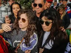 Dalma y Gianina Mardona.Foto:EFE