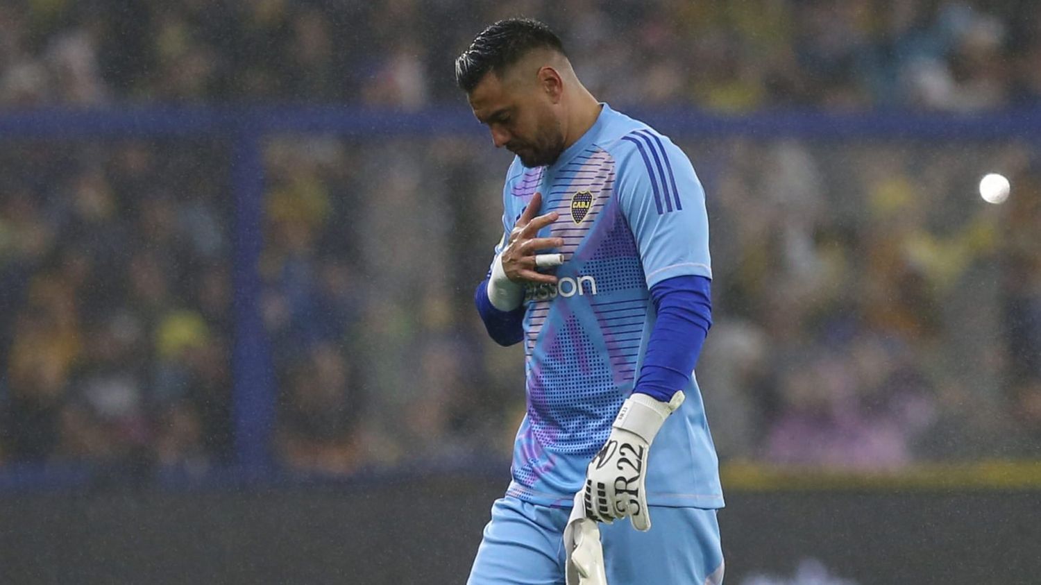 Mal momento para Romero tras la derrota en el superclásico.