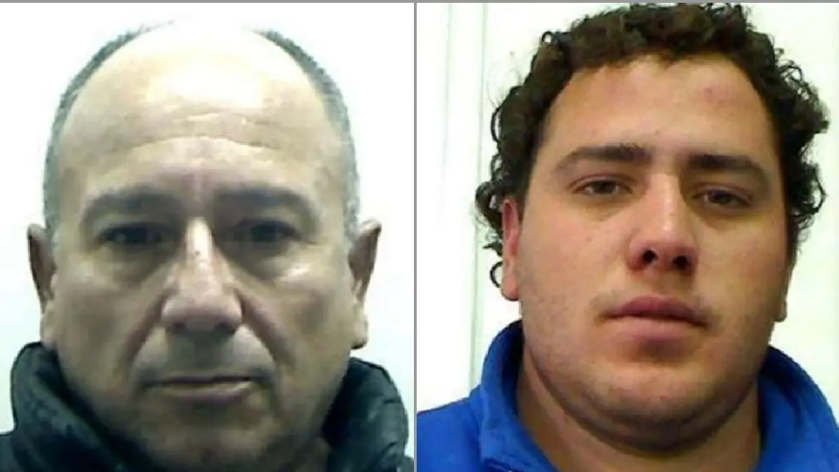 Eduardo Esteban Sauco (62) y Alan Emmanuel Sauco (34)