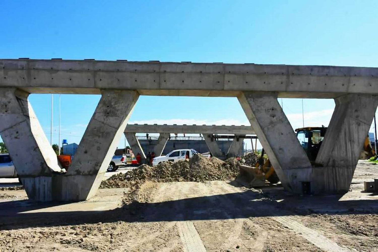 El viaducto estaría terminado para febrero de 2023