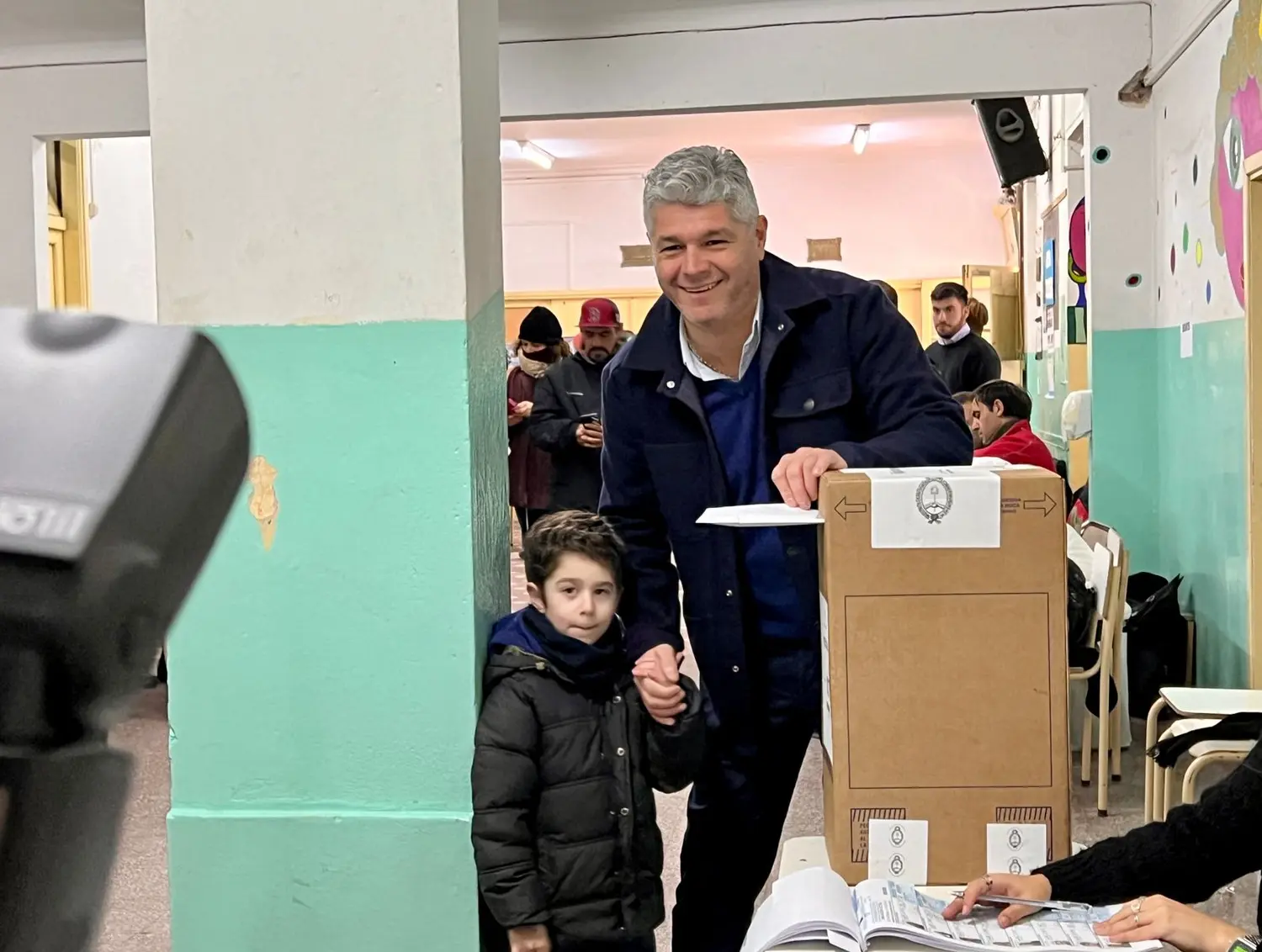 “Hoy me toca votar en un rol diferente, por eso es un día de mucha alegría para mí"