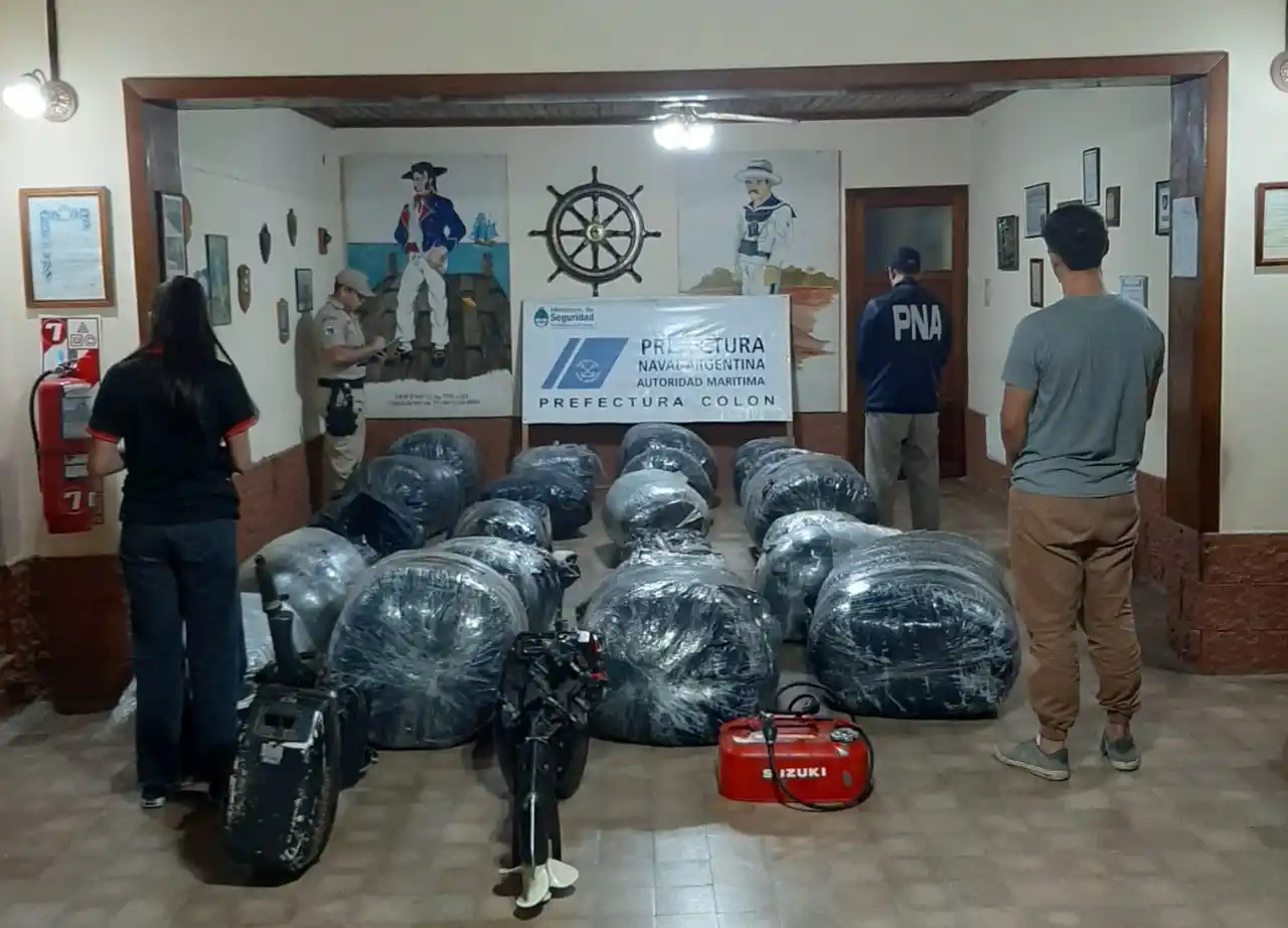 Se incautó gran cantidad de mercadería ilegal en Entre Ríos y Misiones