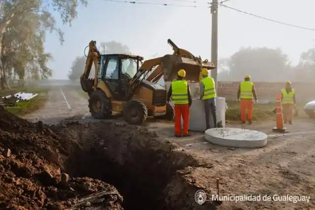 El municipio avanza con distintas obras para mejorar la calidad de vida de los vecinos de Gualeguay