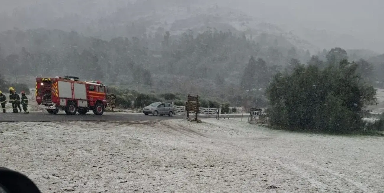 Se cumplieron los pronósticos: llegó la nieve a la provincia de Buenos Aires
