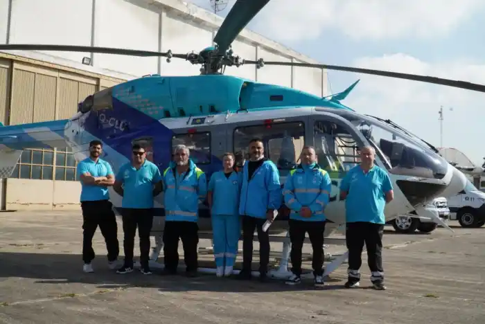 Helicóptero sanitario