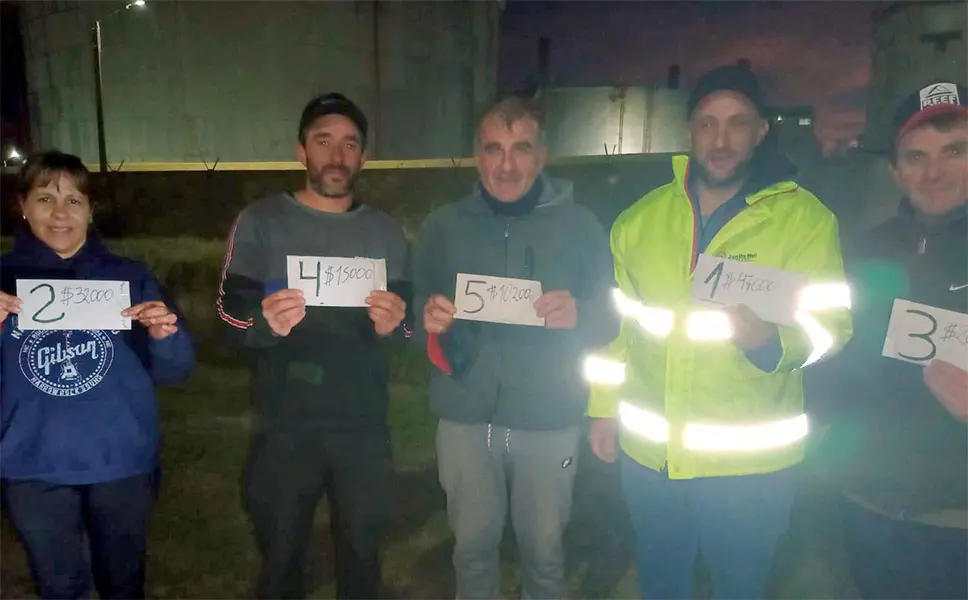 Pesca: destacada actuación de necochenses en la zona